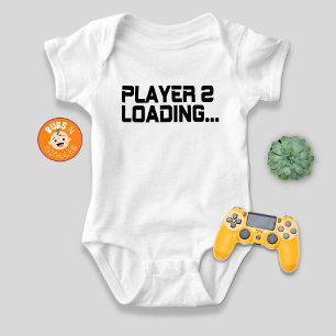 Speler 2 Laadt Aankondiging Zwangerschap Gamer Moe Romper