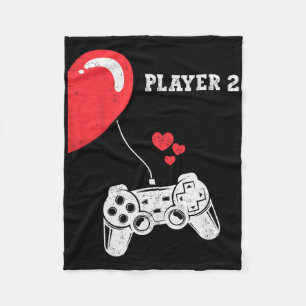Speler 2 Valentijnsdag Gaming Matching Koppel Gam Fleece Deken