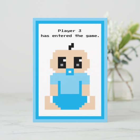 Speler 3 ging de aankondiging van de game Baby Boy (Staand voorkant)