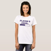 Speler 3 Lade Zwangerschapsaankondiging T-shirt (Voorkant volledig)