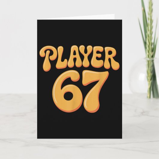 Speler 67 Alpha Slang Gen 67e Nummer 67  Kaart (Voorkant)