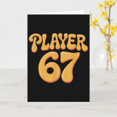 Speler 67 Alpha Slang Gen 67e Nummer 67  Kaart (Gele Bloem)