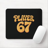 Speler 67 Alpha Slang Gen 67e Nummer 67 Muismat (Met muis)