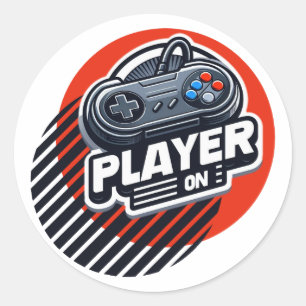Speler Aan Ronde Sticker