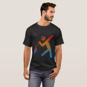 Speler Badminton Champion T Shirt Speel Cadeaurack (Voorkant volledig)