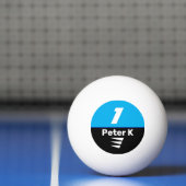 Speler Bal met Naam Pingpongbal (Net)