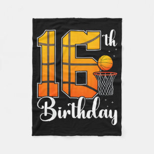 Speler Basketbal 16 16e Oude Jaren Fleece Deken