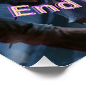 Speler beëindigen perfect poster (Hoek)