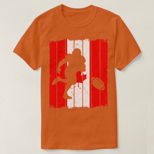 Speler Canada Vlag T-shirt (Design voorkant)