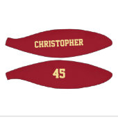 Speler Club Team Naam Nummer Aangepaste Monogramme Basketbal (Panelen)