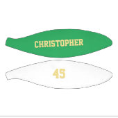 Speler Club Team Naam Nummer Aangepaste Monogramme Basketbal (Panelen)