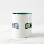 Speler die van Elementen wordt gemaakt Tweekleurige Koffiemok (Center)