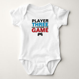 Speler Drie Baby Gamer Romper