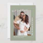 Speler drie | Videogame thema Foto zwangerschap Aankondiging (Voorkant)