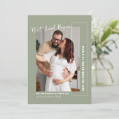 Speler drie | Videogame thema Foto zwangerschap Aankondiging (Staand voorkant)