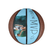 Speler Foto MVP mini basketbal Personaliseer (Verticaal)