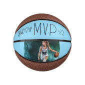 Speler Foto MVP mini basketbal Personaliseer (Voorkant)