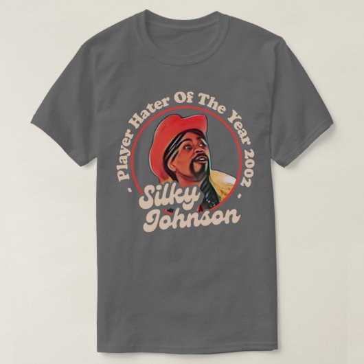 Speler Hater van het Jaar 2002 Silky Johnson 1 T-shirt (Design voorkant)