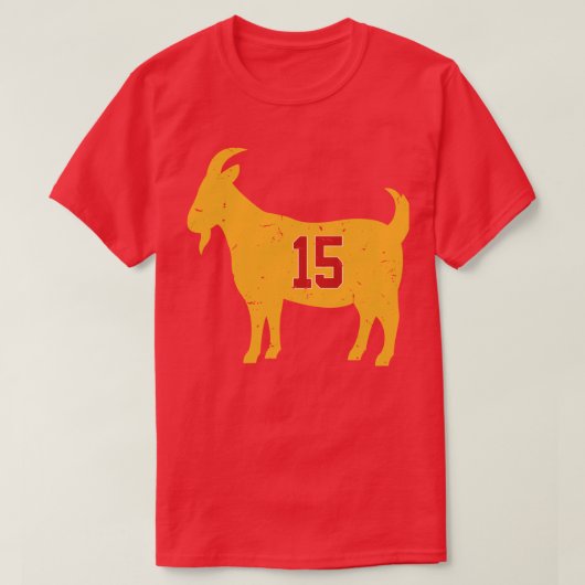 Speler mahomes geit 15perfect cadeau voor fans t-shirt (Design voorkant)