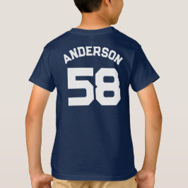 Speler naam en nummer Sport Jersey T-shirt