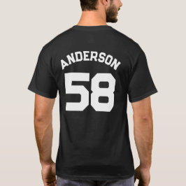 Speler naam en nummer Sport Jersey T-shirt