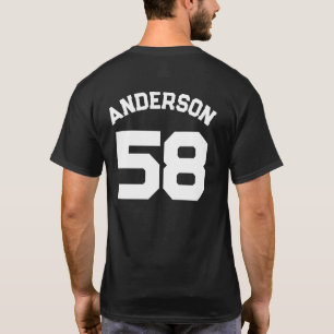 Speler naam en nummer Sport Jersey T-shirt