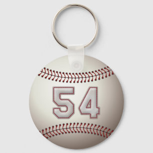 Speler nr. 54 - Koel Baseball Stitches Sleutelhanger