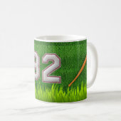 Speler nr. 82 - Koel Baseball Stitches Koffiemok (Voorkant rechts)