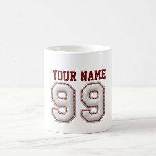 Speler nr. 99 - Koel Baseball Stitches Koffiemok