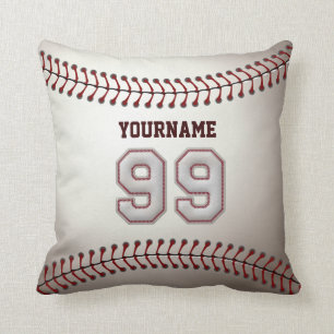 Speler nr. 99 - Koel Baseball Stitches Kussen