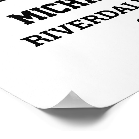 Speler nummer 10 Senior Sport Team Fotocollage Poster (Hoek)