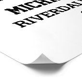 Speler nummer 12 Senior Sports Team Fotocollage Poster (Hoek)