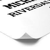 Speler nummer 13 Senior Sports Team Fotocollage Poster (Hoek)