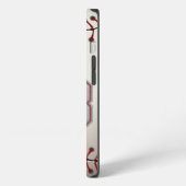 Speler Nummer 28 - Koele honkbalsteken uitzicht iPhone Hoesje (Linkerkant)