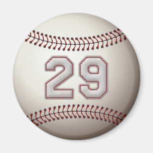 Speler nummer 29 - Cool Baseball Stitches Magneet