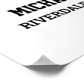 Speler nummer 2 Senior Sport Team Fotocollage Poster (Hoek)