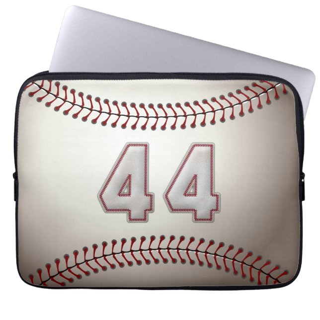 Speler nummer 44 - Koel Baseball-titels Laptop Sleeve (Voorkant)