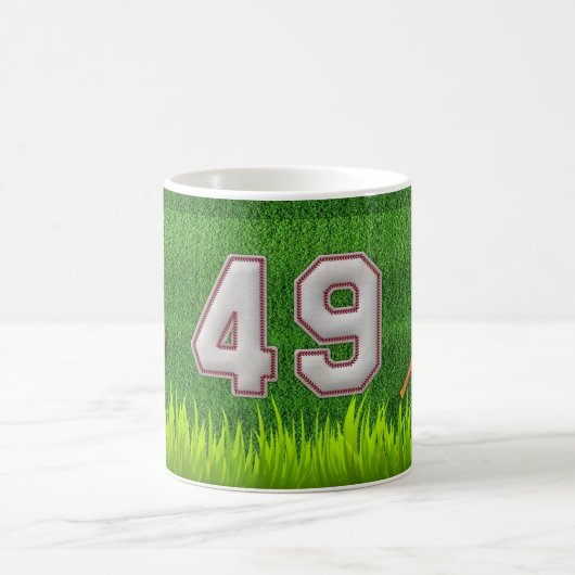 Speler nummer 49 - Koel Baseball-titels Koffiemok (Center)