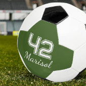 Speler nummer Monogram Voetbal