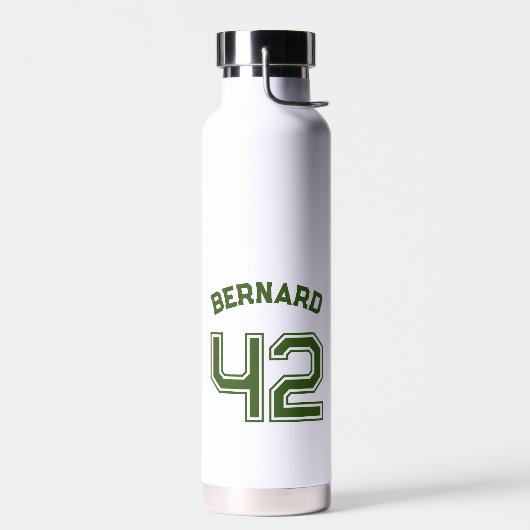 Speler nummer Monogram Waterfles (Links)
