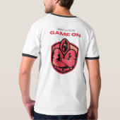 Speler One Fox Emblem - Gamer's Exclusive T-shirt (Achterkant volledig)