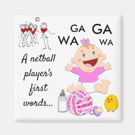 Speler Posities Thema Grappig Netball Quote Magneet