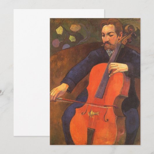 Speler Schneklud Portrait van Paul Gauguin (Voorkant / Achterkant)