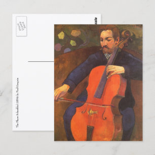 Speler Schneklud Portrait van Paul Gauguin Briefkaart