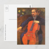 Speler Schneklud Portrait van Paul Gauguin Briefkaart (Voorkant / Achterkant)