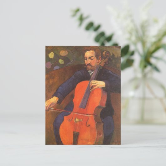 Speler Schneklud Portrait van Paul Gauguin Briefkaart (Staand voorkant)