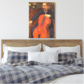 Speler Schneklud Portrait van Paul Gauguin Canvas Afdruk (Insitu (Slaapkamer))