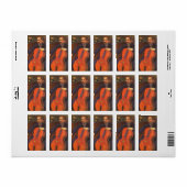 Speler Schneklud Portrait van Paul Gauguin Etiket (Full Sheet)