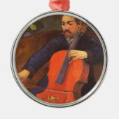 Speler Schneklud Portrait van Paul Gauguin Metalen Ornament (Voorkant)