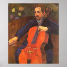 Speler Schneklud Portrait van Paul Gauguin